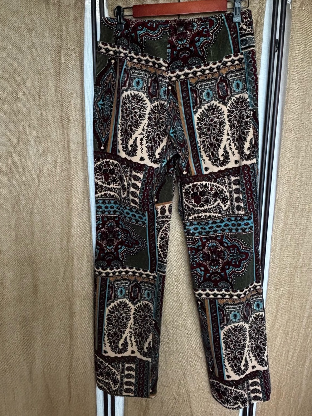 Harold's Multicolor Bohemian Corduroy Trousers - Picture 5 of 11